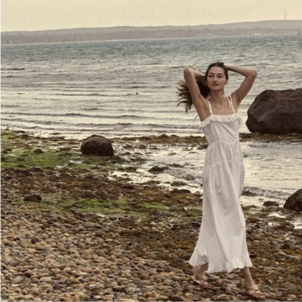 DÔEN white Vita Dress